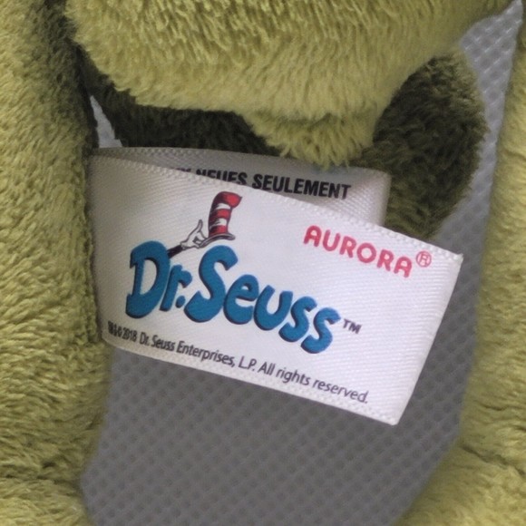 Lot Of 2 Aurora Dr Seuss Baby Grinch Stuffed Toy Plush The Grinch Who Stole... - Picture 2 of 4